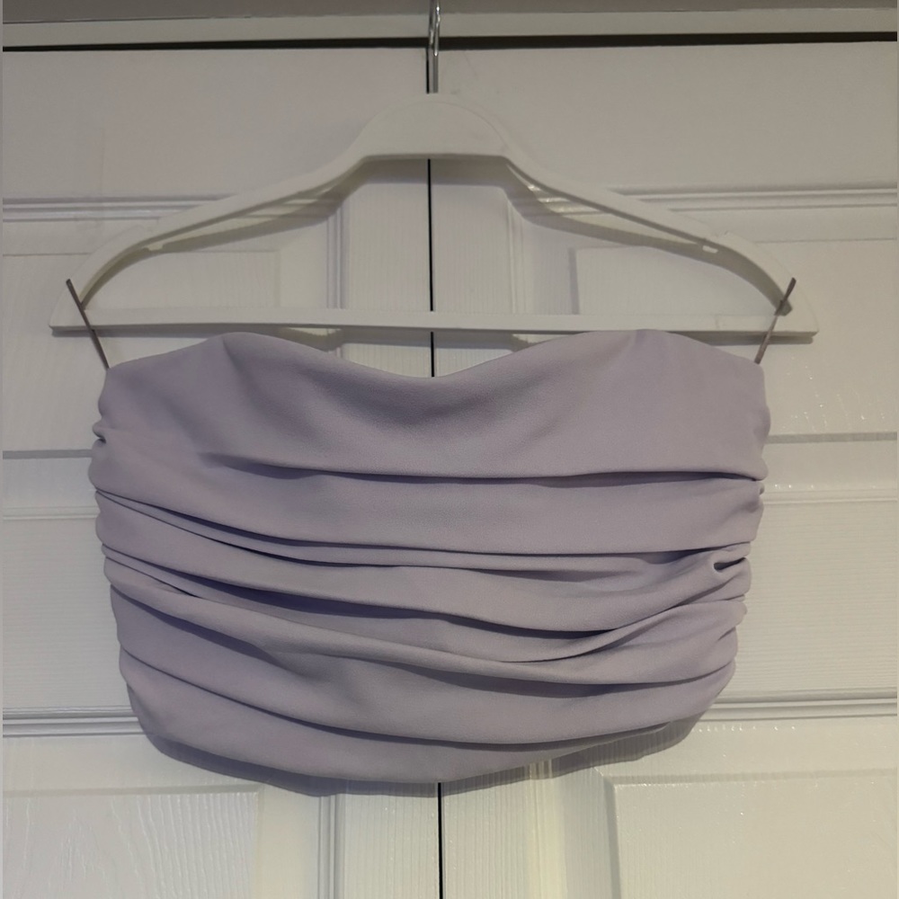 ZARA BUSTIER CROP TOP